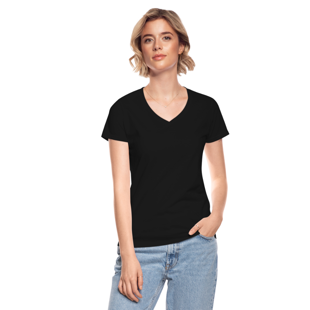 Women's V-Neck T-Shirt - black