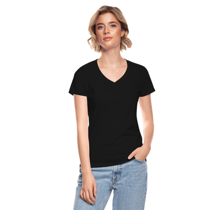 Women's V-Neck T-Shirt - black