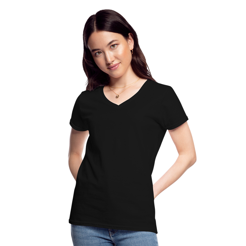 Women's V-Neck T-Shirt - black