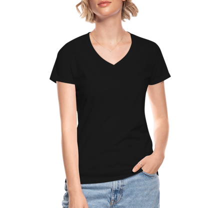 Women's V-Neck T-Shirt - black