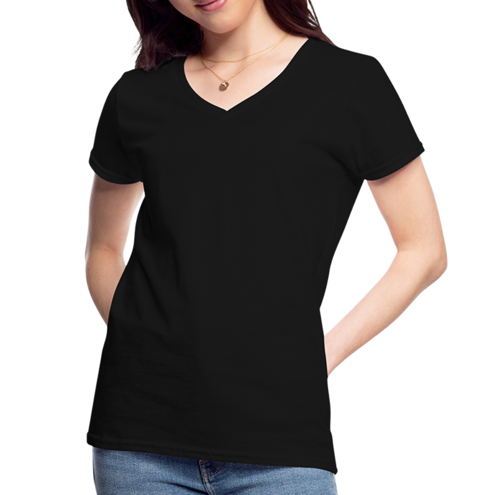 Women's V-Neck T-Shirt - black