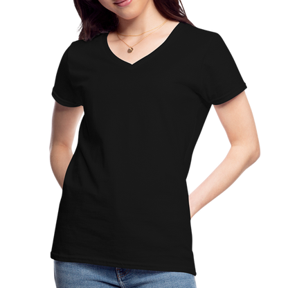 Women's V-Neck T-Shirt - black