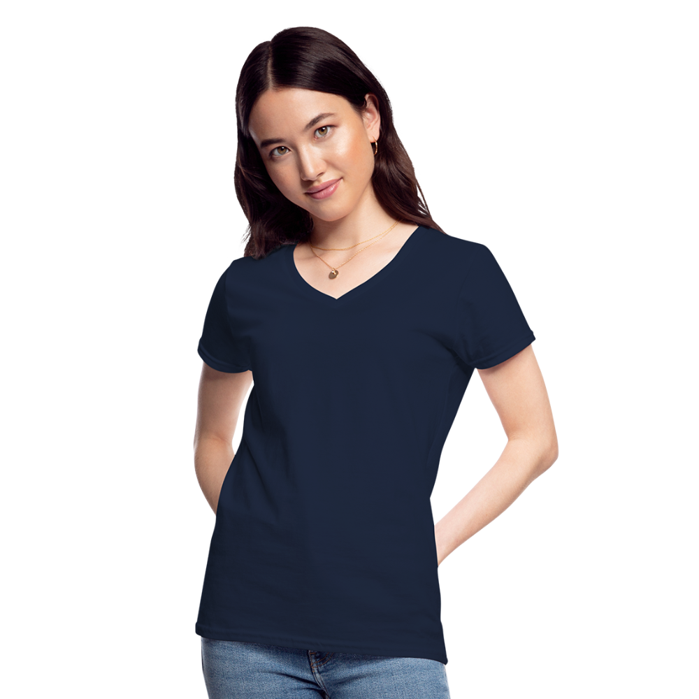 Women's V-Neck T-Shirt - navy