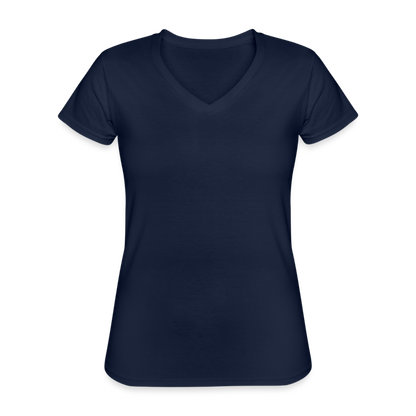 Women's V-Neck T-Shirt - navy