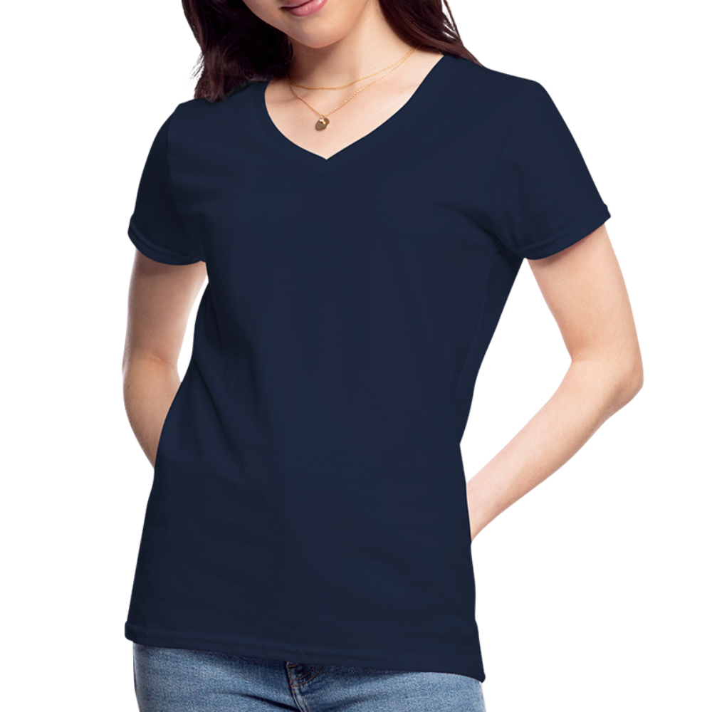 Women's V-Neck T-Shirt - navy