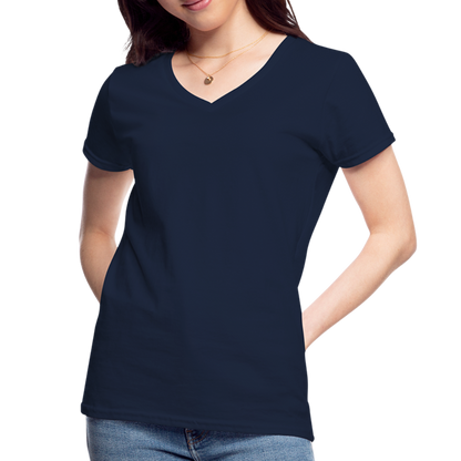 Women's V-Neck T-Shirt - navy