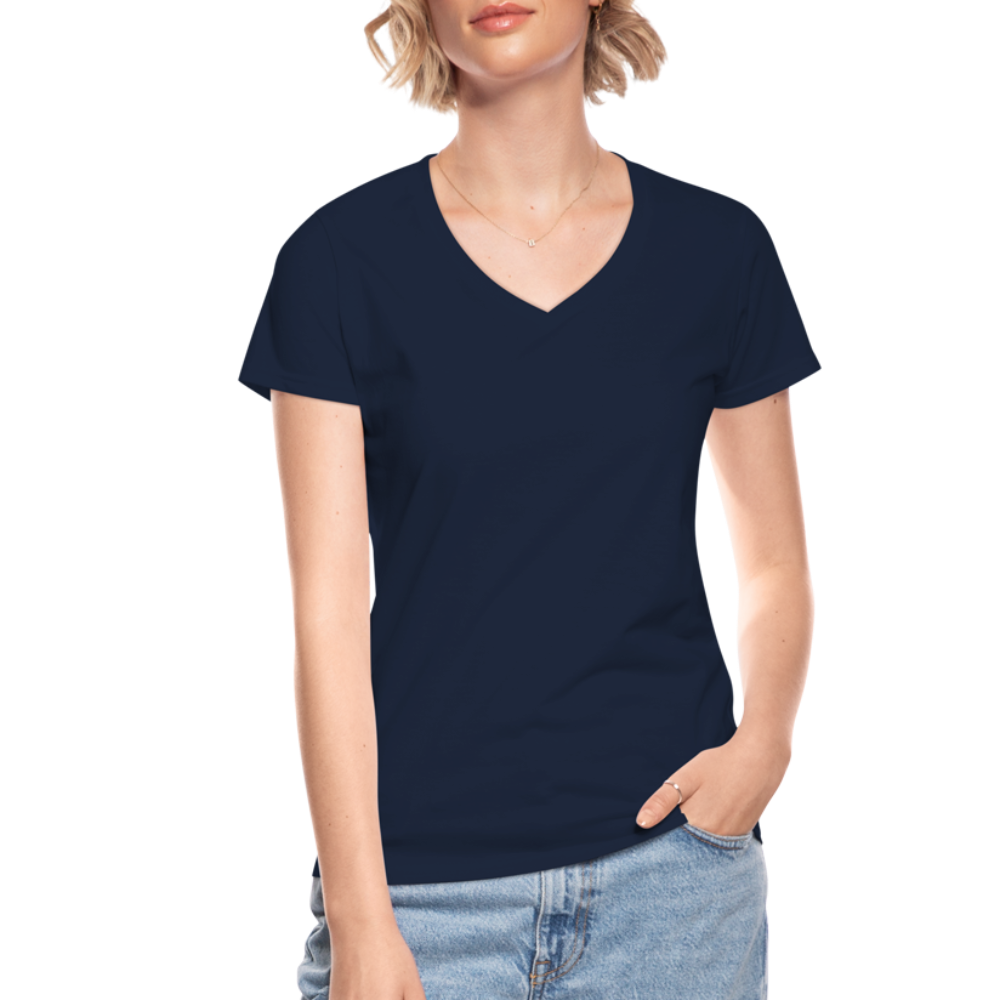 Women's V-Neck T-Shirt - navy