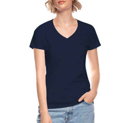 Women's V-Neck T-Shirt - navy