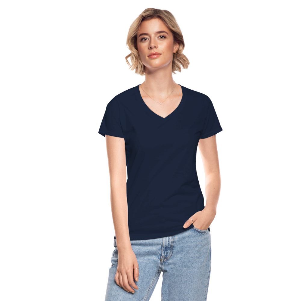 Women's V-Neck T-Shirt - navy