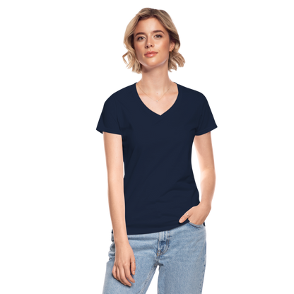 Women's V-Neck T-Shirt - navy