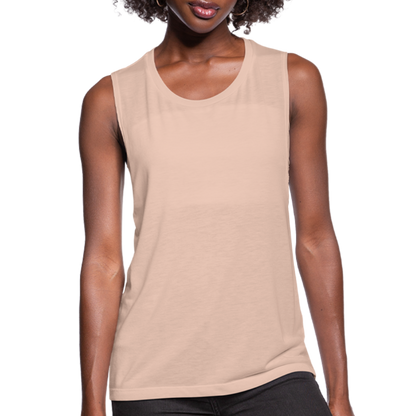 Women's Flowy Muscle Tank by Bella - peach