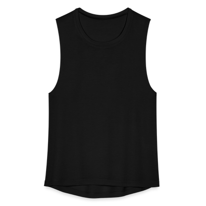 Women's Flowy Muscle Tank by Bella - black