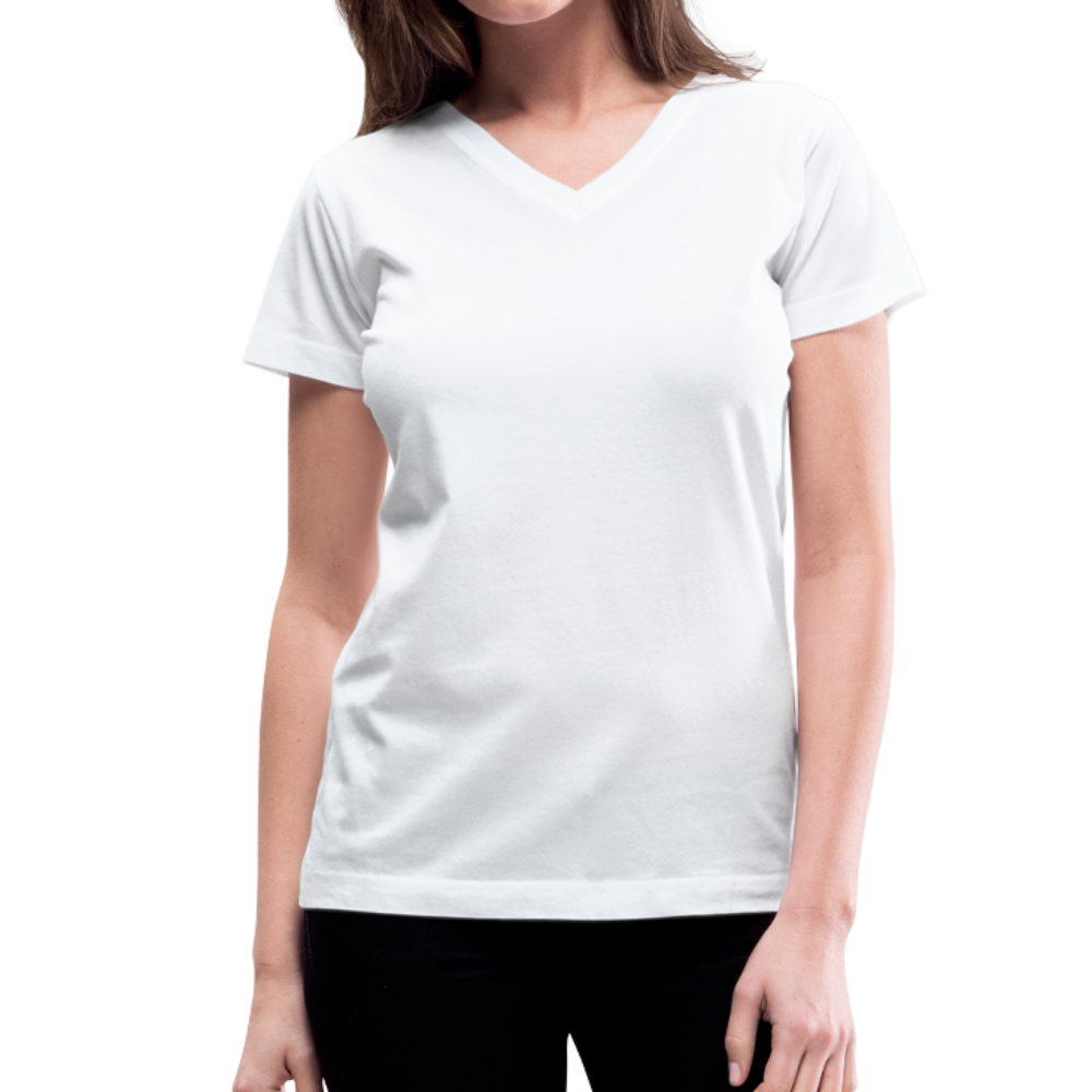 Women's V-Neck T-Shirt - white