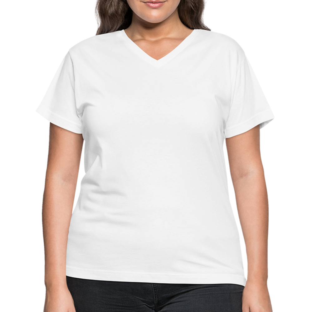 Women's V-Neck T-Shirt - white