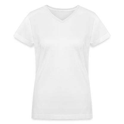 Women's V-Neck T-Shirt - white