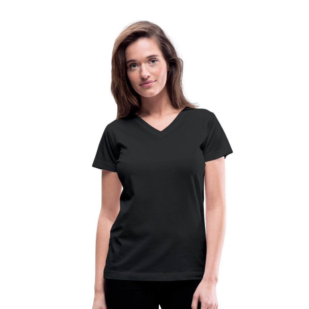 Women's V-Neck T-Shirt - black