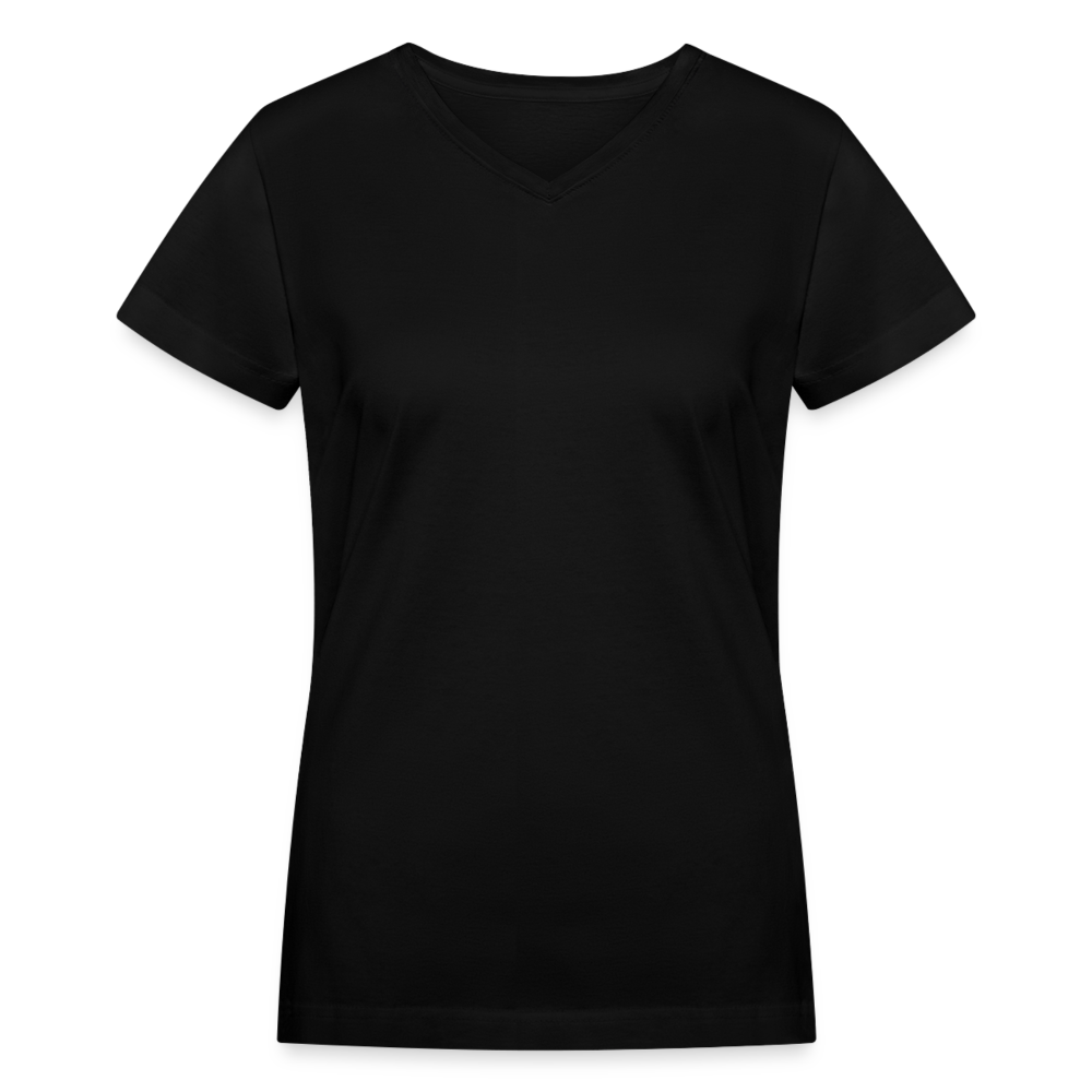 Women's V-Neck T-Shirt - black