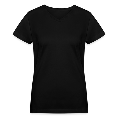 Women's V-Neck T-Shirt - black