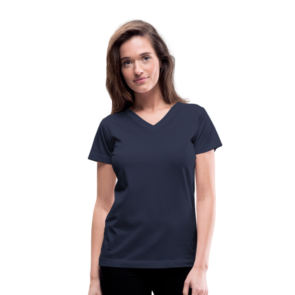 Women's V-Neck T-Shirt - navy