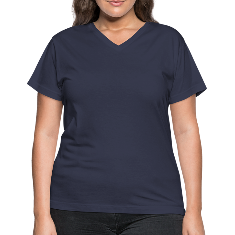 Women's V-Neck T-Shirt - navy