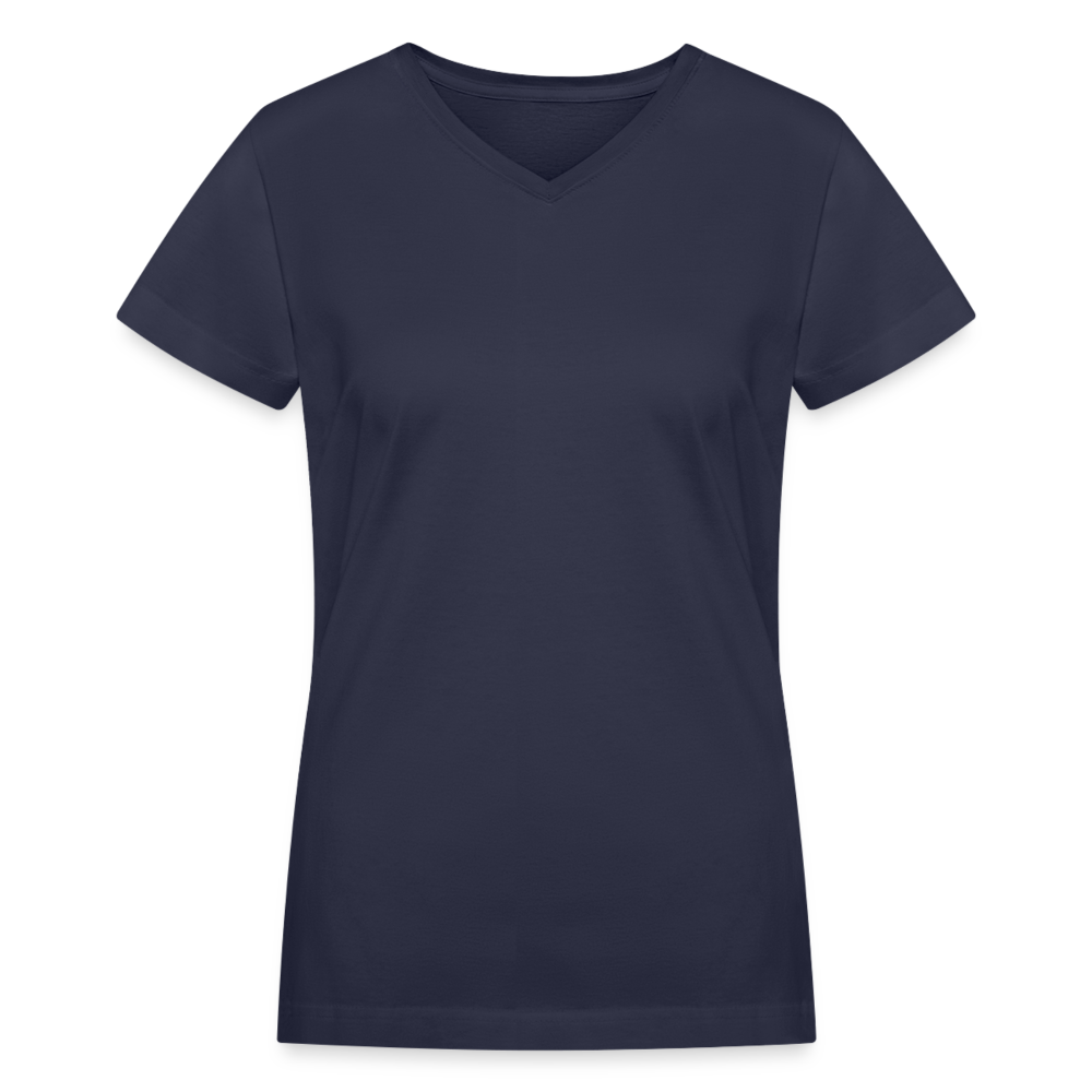 Women's V-Neck T-Shirt - navy