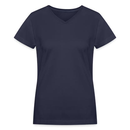 Women's V-Neck T-Shirt - navy