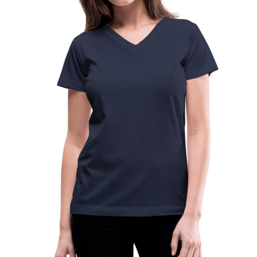 Women's V-Neck T-Shirt - navy