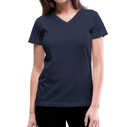 Women's V-Neck T-Shirt - navy