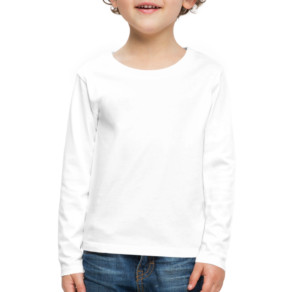 Kids' Premium Long Sleeve T-Shirt - white