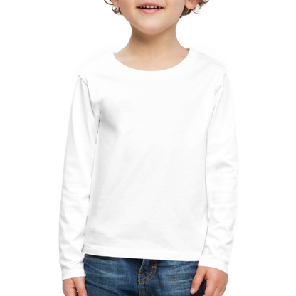 Kids' Premium Long Sleeve T-Shirt - white