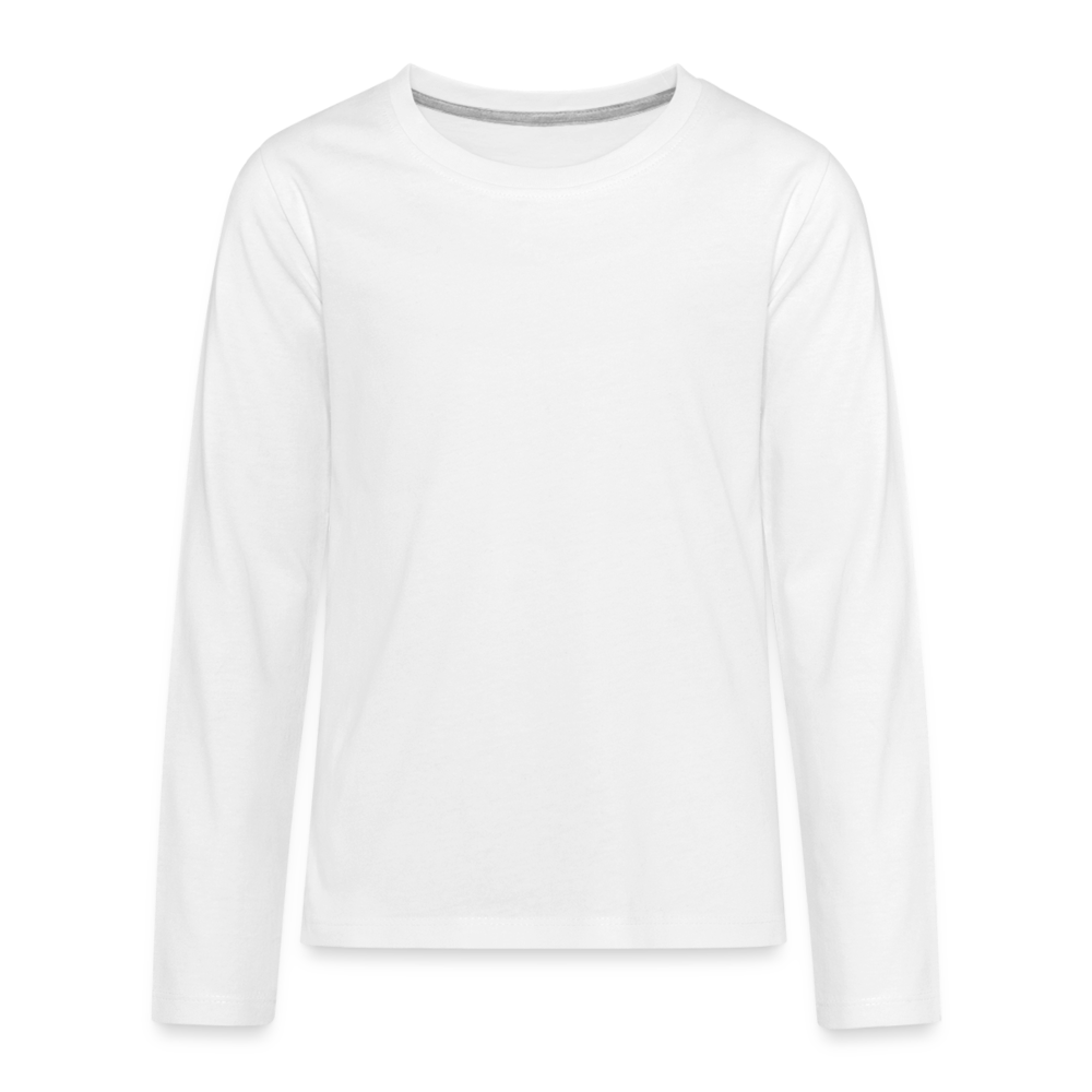 Kids' Premium Long Sleeve T-Shirt - white