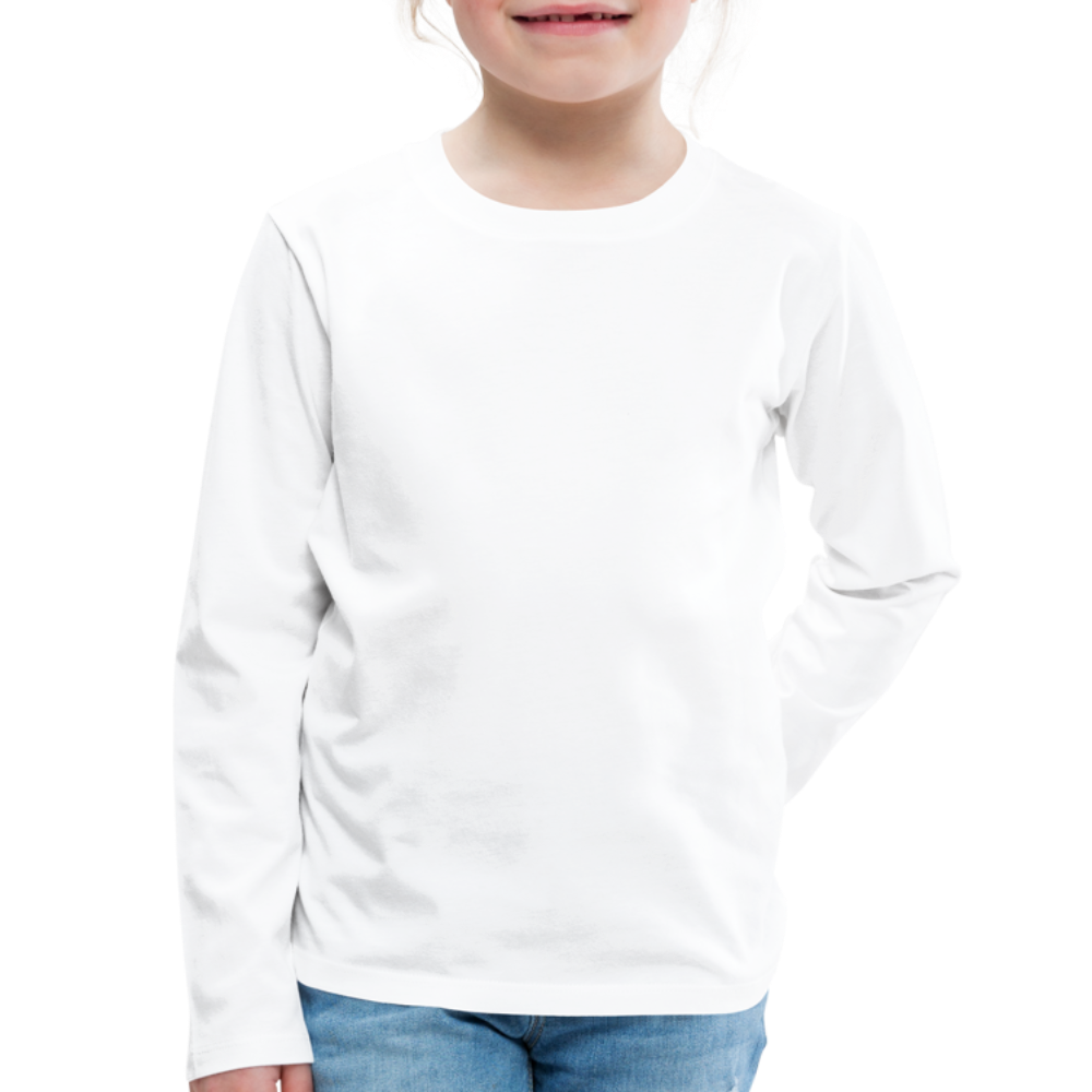 Kids' Premium Long Sleeve T-Shirt - white