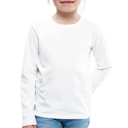 Kids' Premium Long Sleeve T-Shirt - white