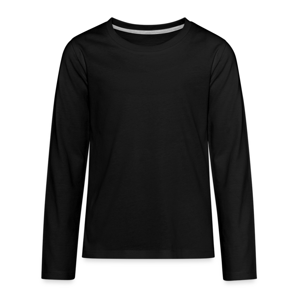 Kids' Premium Long Sleeve T-Shirt - black