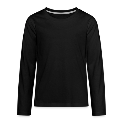 Kids' Premium Long Sleeve T-Shirt - black