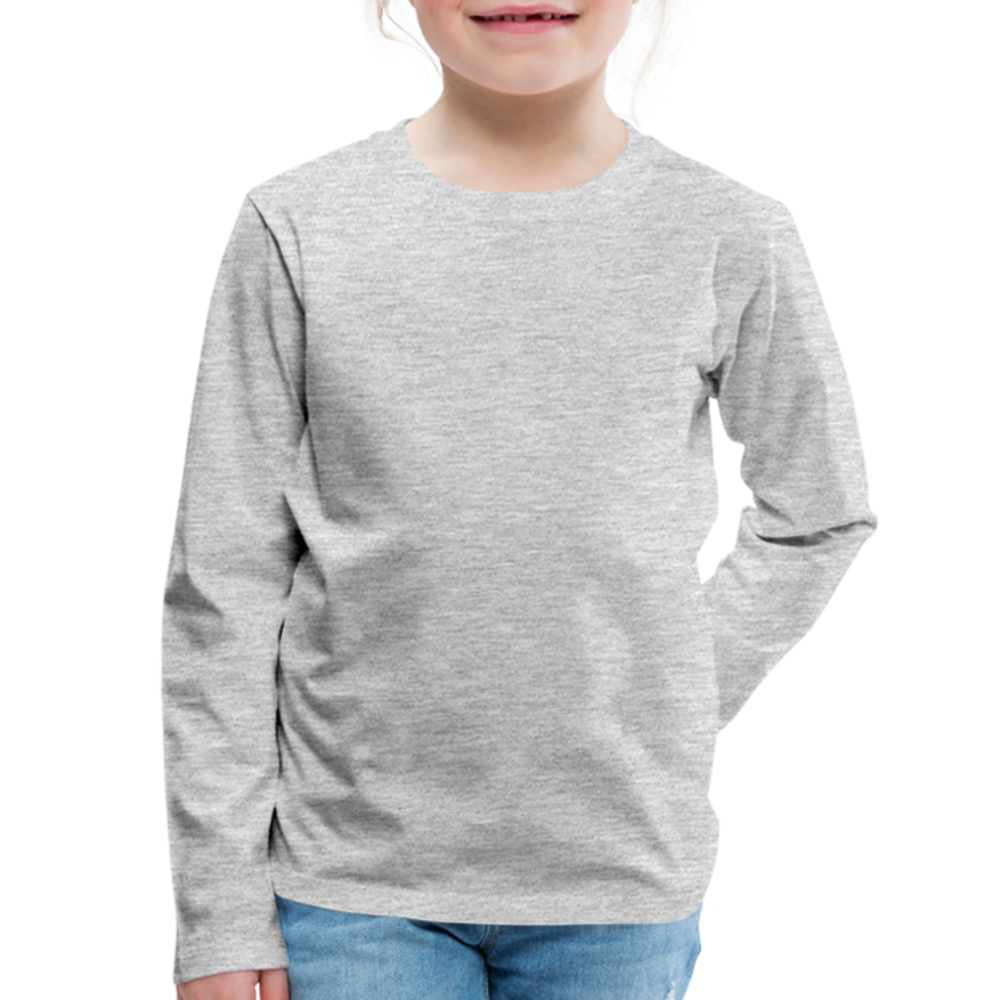 Kids' Premium Long Sleeve T-Shirt - heather gray