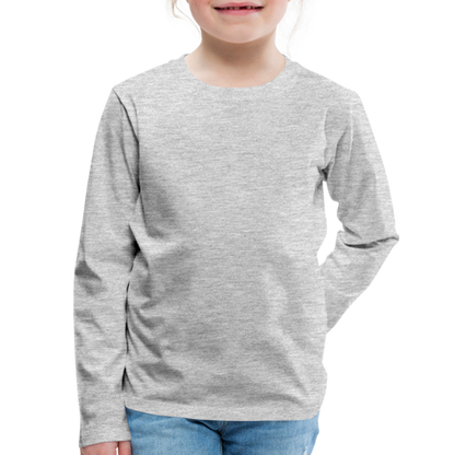 Kids' Premium Long Sleeve T-Shirt - heather gray