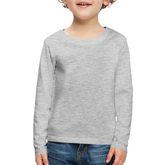 Kids' Premium Long Sleeve T-Shirt - heather gray