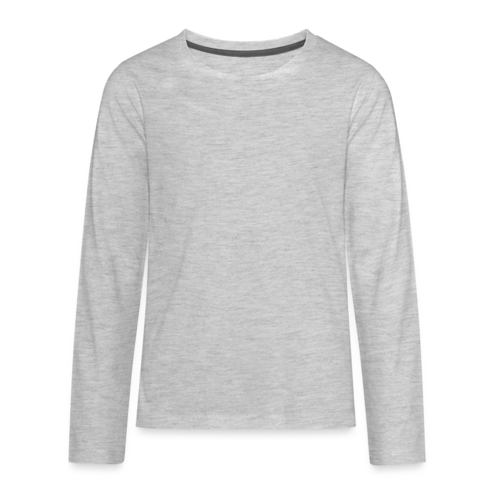 Kids' Premium Long Sleeve T-Shirt - heather gray