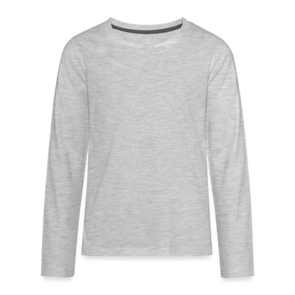 Kids' Premium Long Sleeve T-Shirt - heather gray