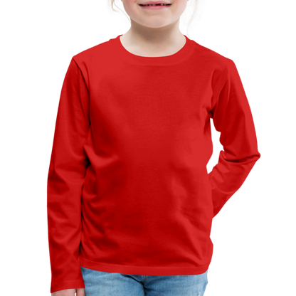 Kids' Premium Long Sleeve T-Shirt - red