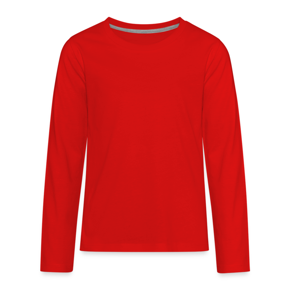 Kids' Premium Long Sleeve T-Shirt - red