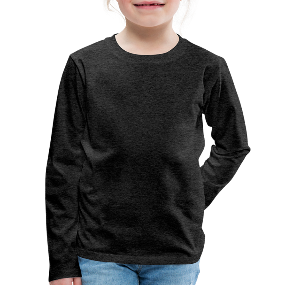 Kids' Premium Long Sleeve T-Shirt - charcoal grey