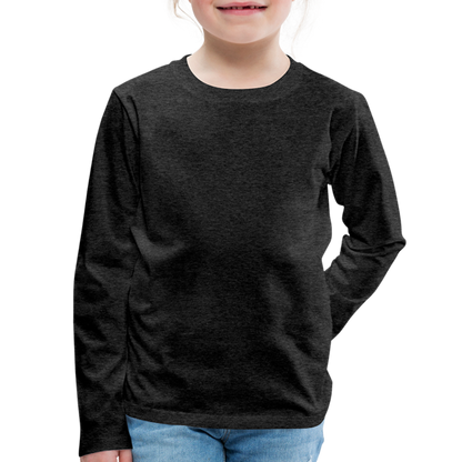 Kids' Premium Long Sleeve T-Shirt - charcoal grey