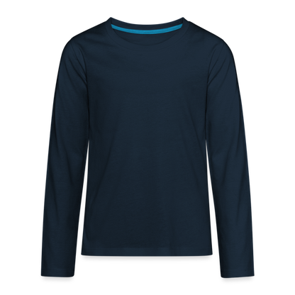 Kids' Premium Long Sleeve T-Shirt - deep navy