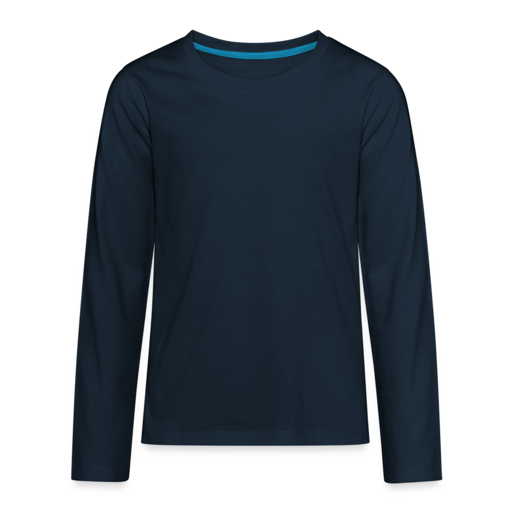 Kids' Premium Long Sleeve T-Shirt - deep navy