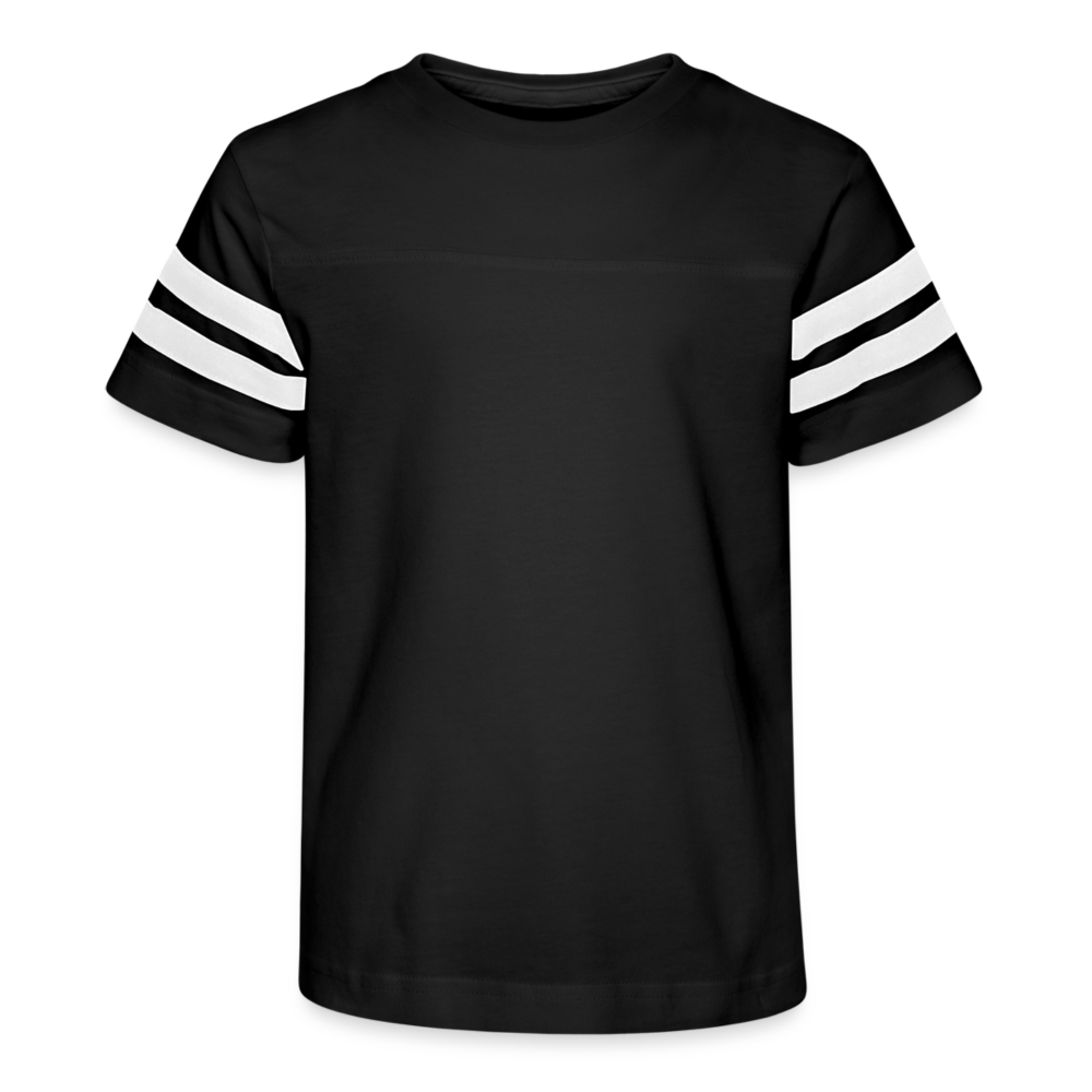 Kid's Vintage Sports T-Shirt - black/white