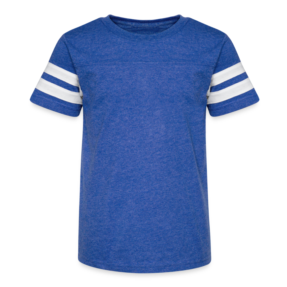 Kid's Vintage Sports T-Shirt - vintage royal/white