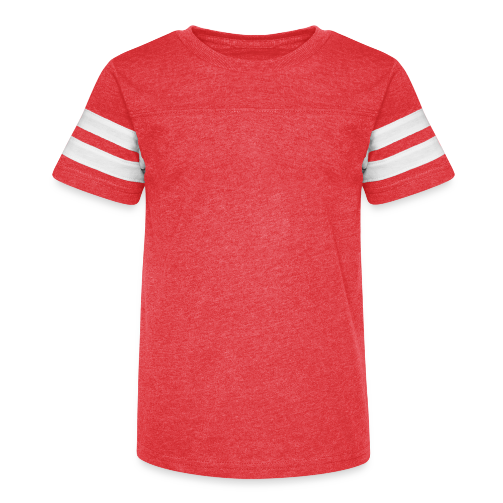 Kid's Vintage Sports T-Shirt - vintage red/white