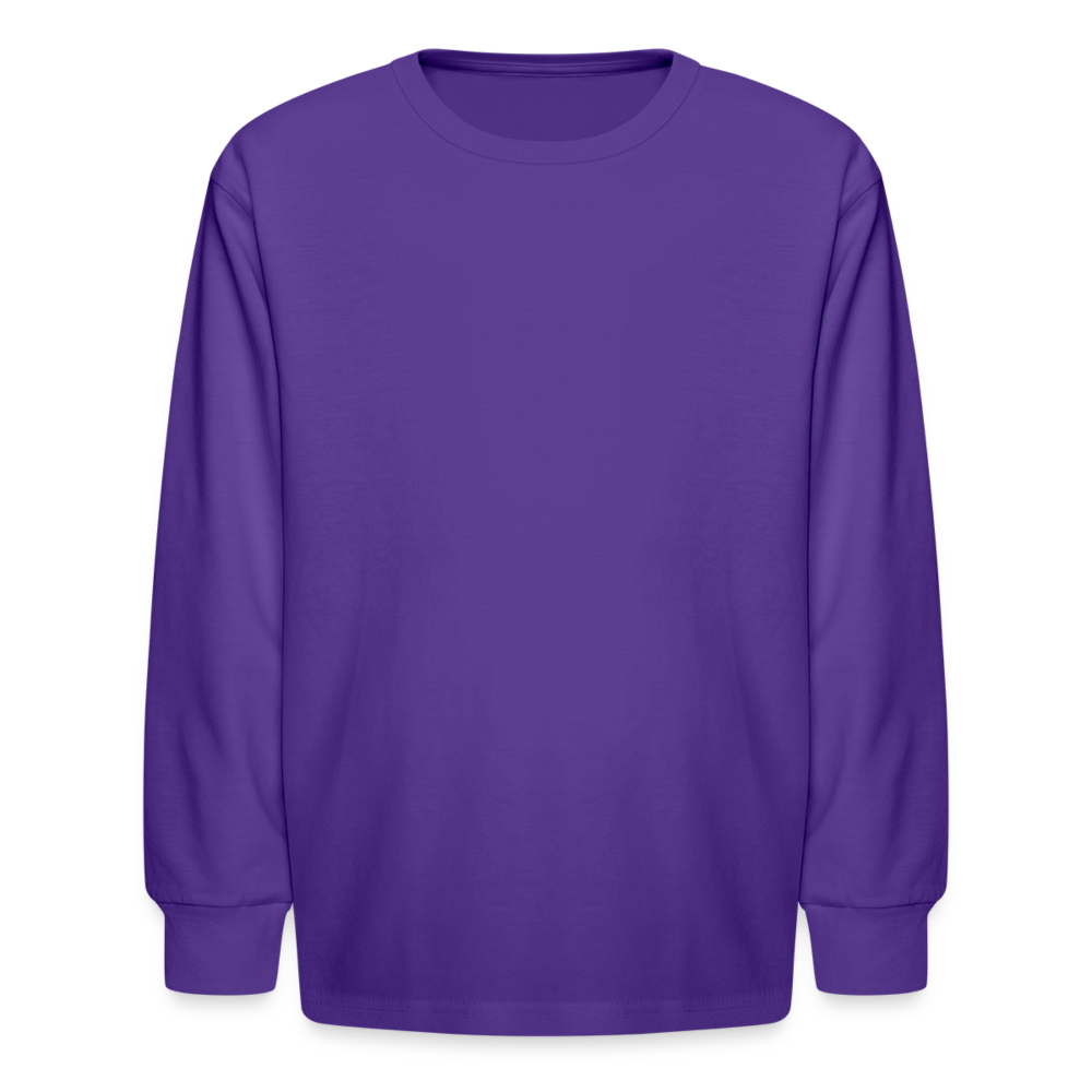 Kids' Long Sleeve T-Shirt - dark purple